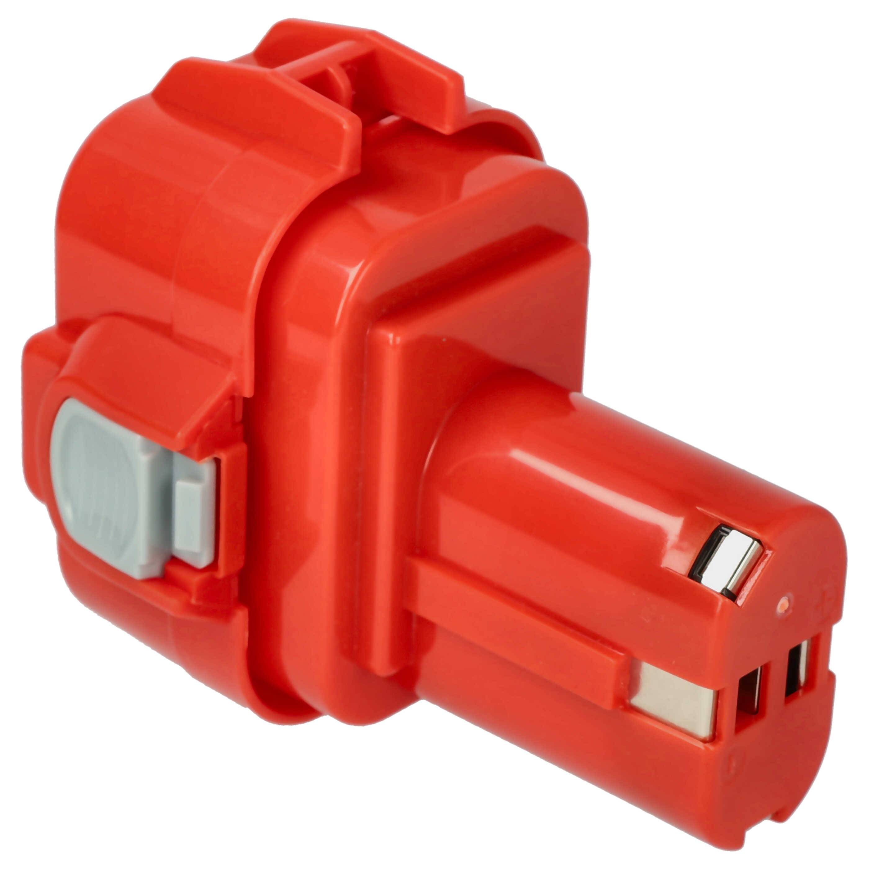 EXTENSILO Akku kompatibel mit Makita 6706DWA, 6791D, 6791DW, 6792DW, 6793D, 6794D, 6796D Elektrowerkzeug (3300 mAh, NiMH, 9,6 V)