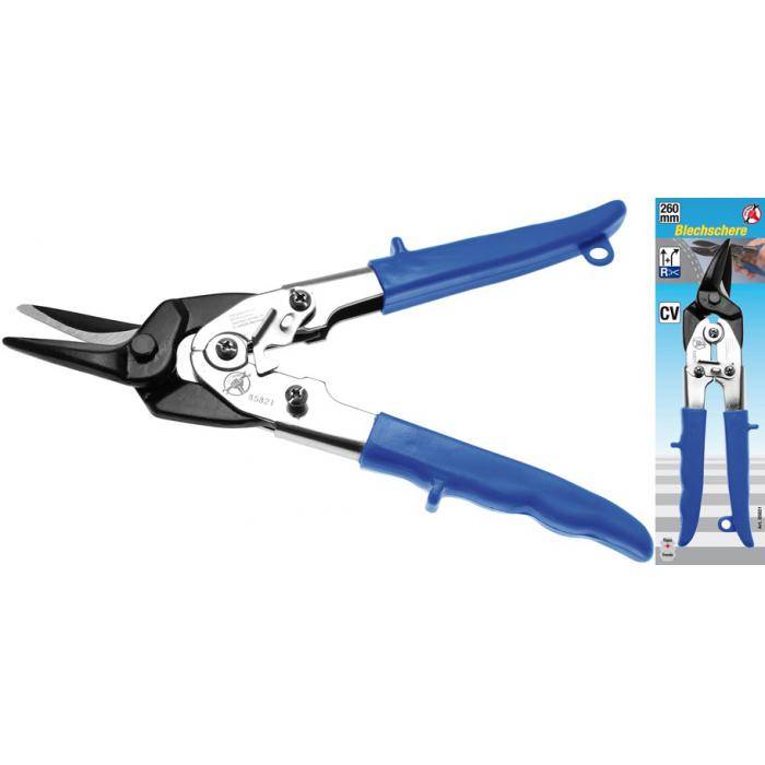 Blechschere - rechts + gerade schneidend - Aluminiumblechen geeignet