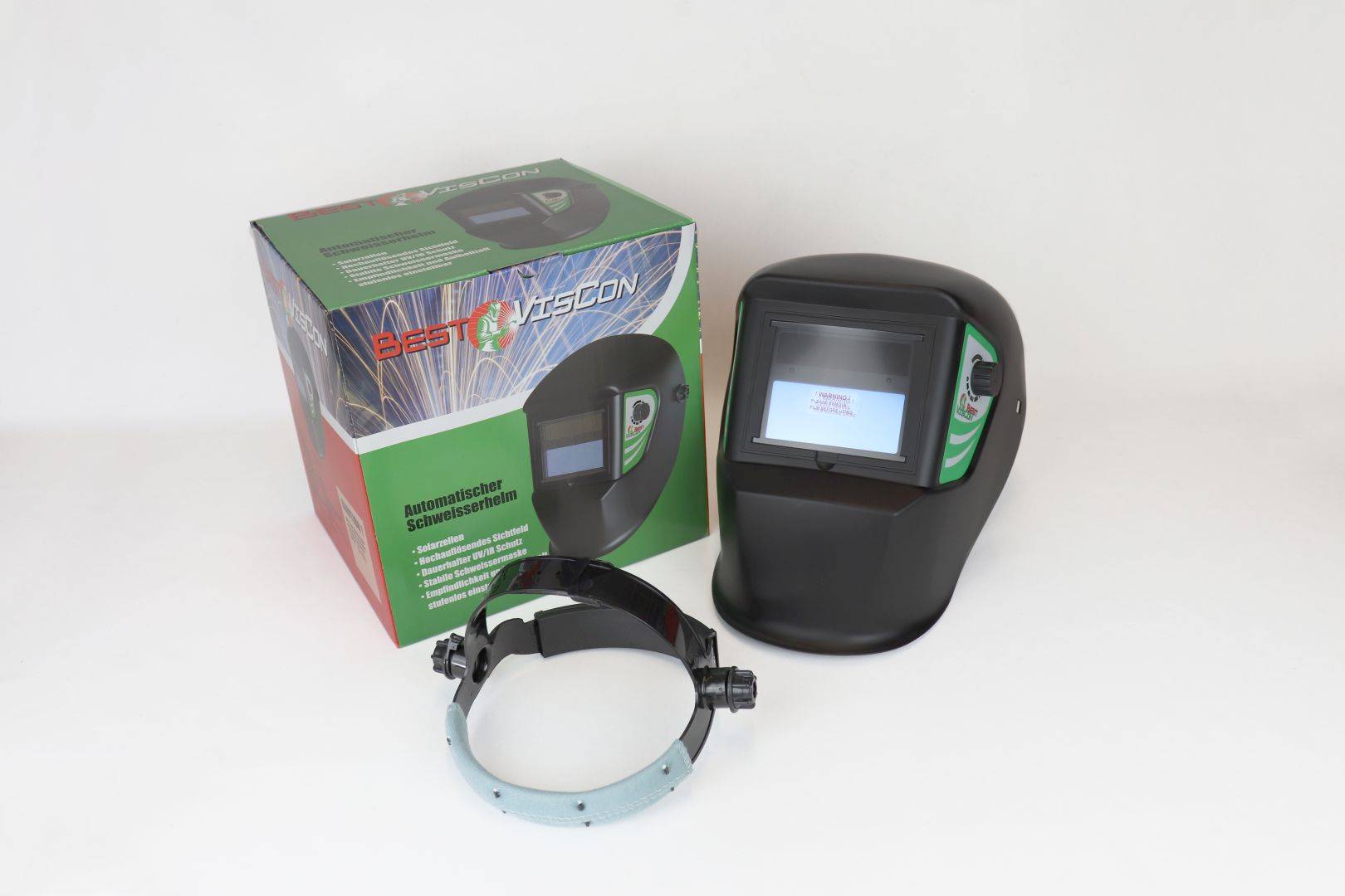 Automatik-Schweißhelm, Solarhelm BEST VISCON, DIN 9-13
