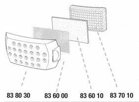 Partikelfilter THP für 3M Adflo-System, 2er-Pack