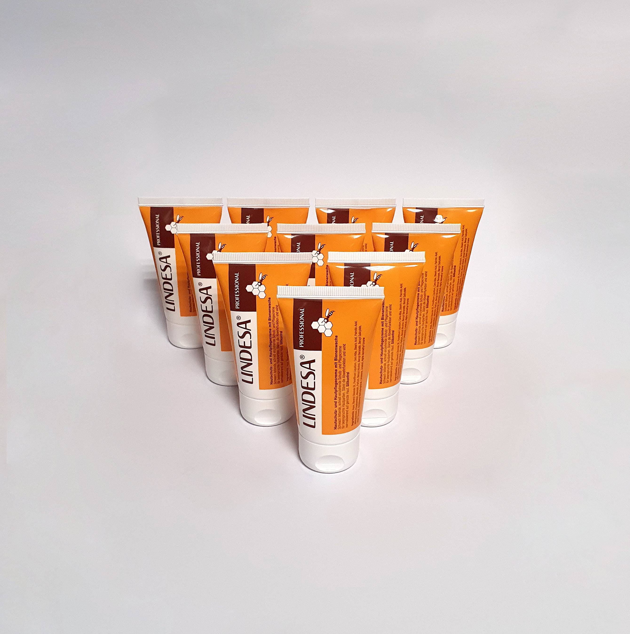 Hautpflegecreme Lindesa Professional, 50 ml, 10 Stück