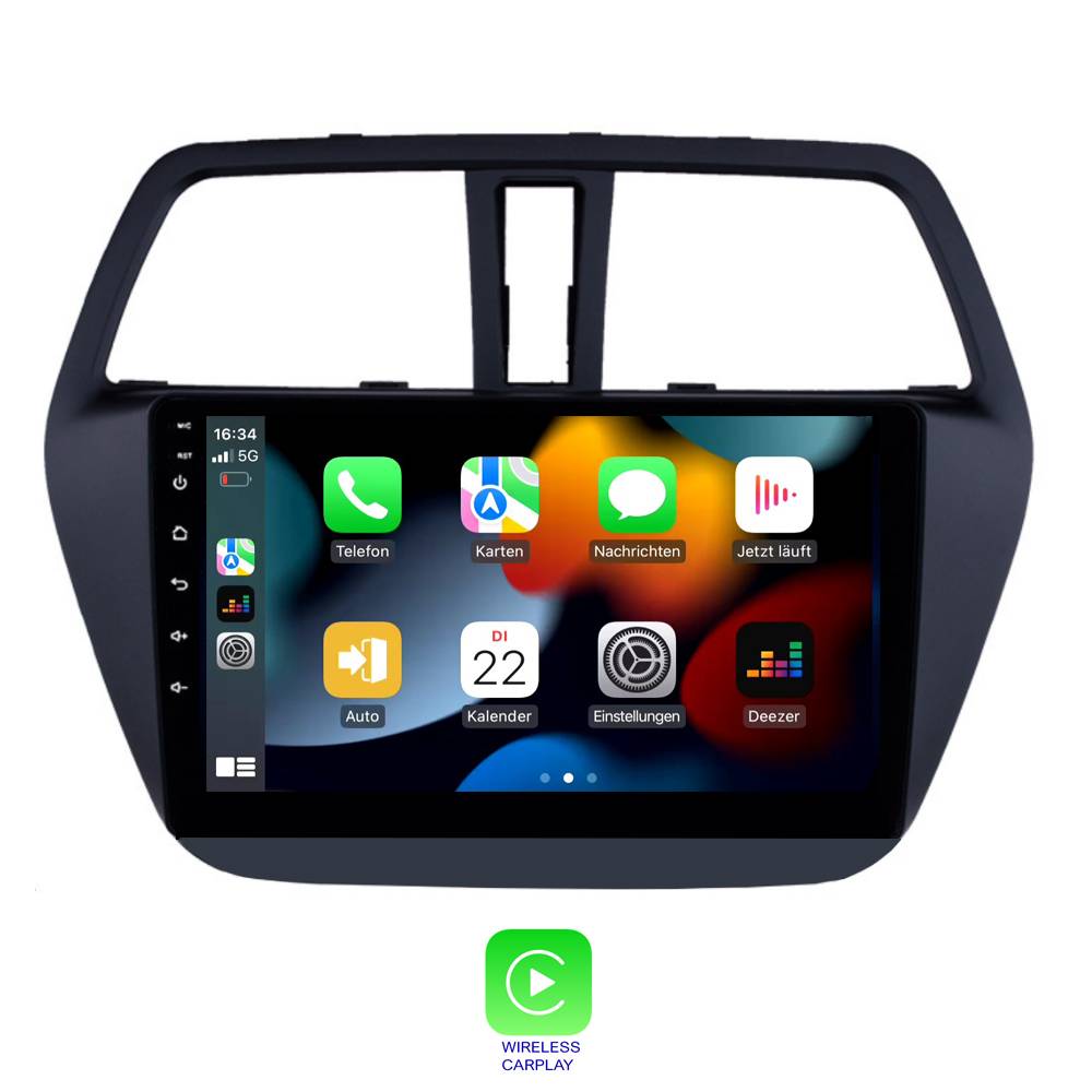 Für Suzuki S-Cross SX4 9"Touchscreen Android Autoradio GPS Navigation CarPlay