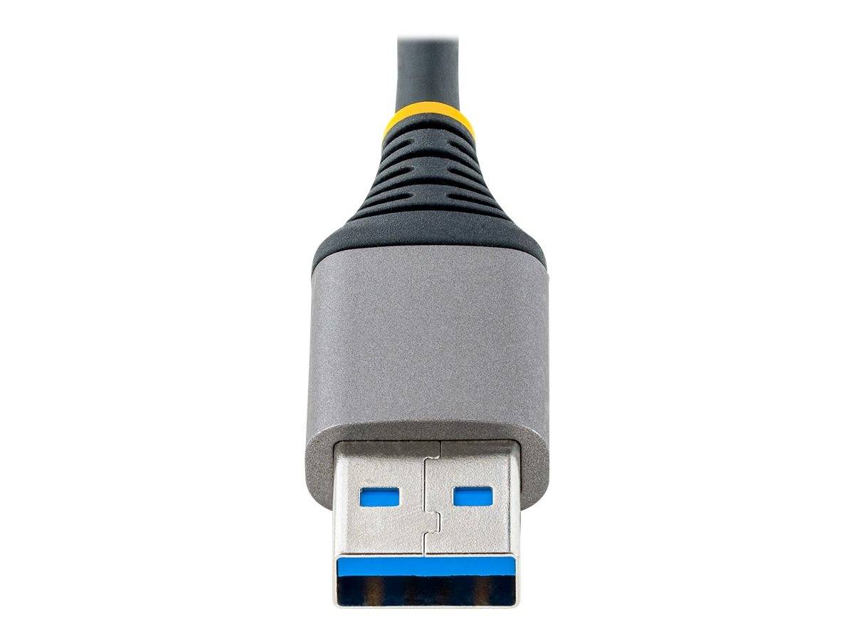 StarTech.com 4-Port USB Hub, USB 3.0 5Gbps, Bus Powered, USB-A to 4x USB-A Hub with Optional Auxiliary Power Input, Port
