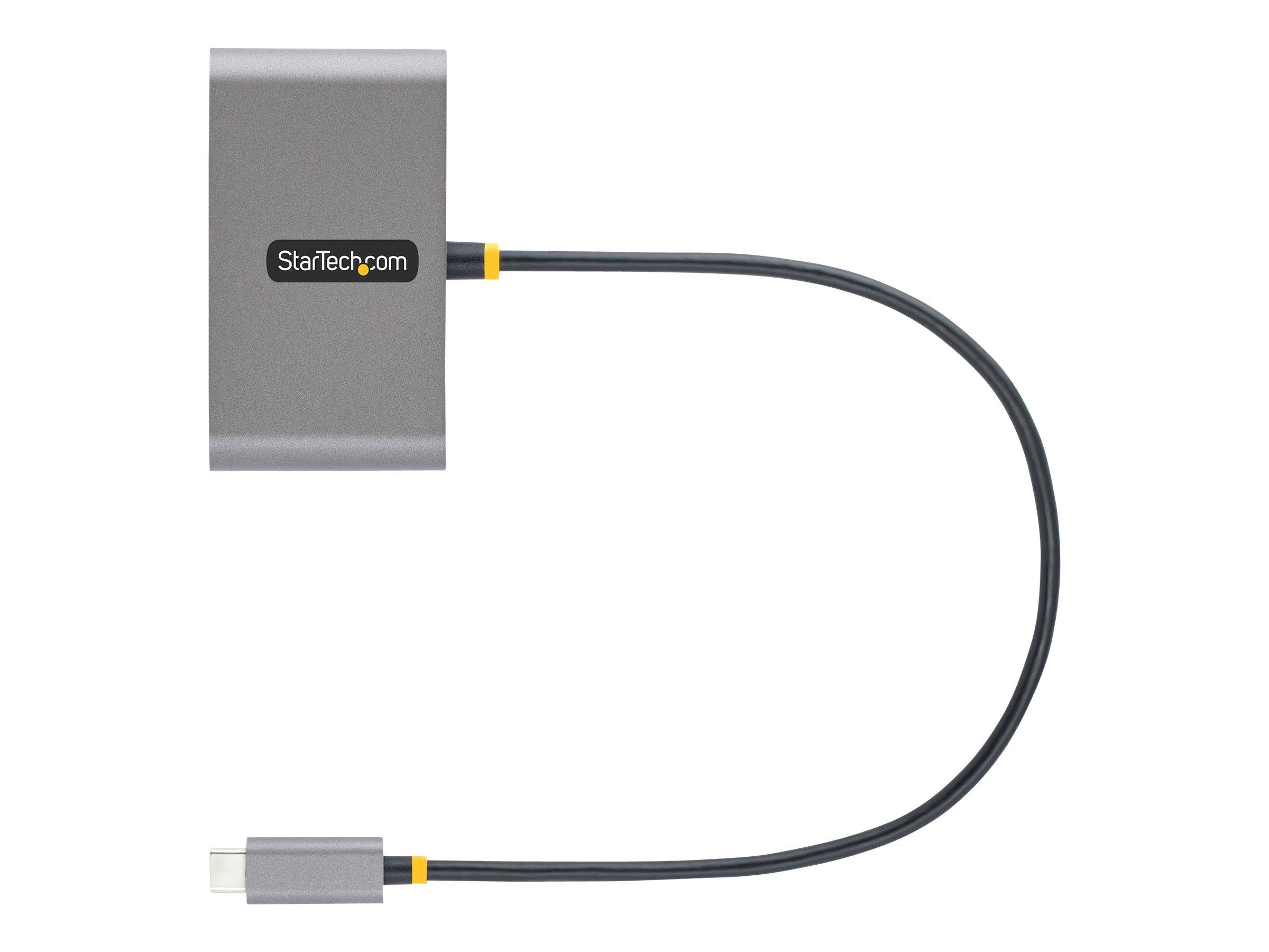 StarTech.com 4-Port USB-C Hub with 100W Power Delivery Pass-Through Charging, 2x USB-A + 2x USB-C, 5Gbps, USBC Hub w/ 1f