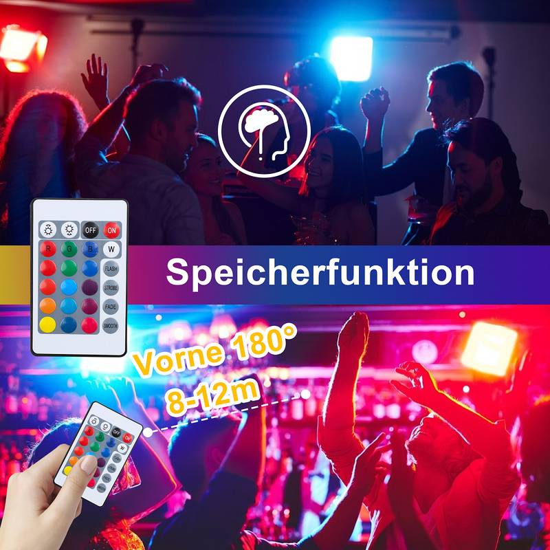 10W RGB Fluter Strahler IP66 Outdoor Farbwechselhafte Scheinwerfer Außenleuchte