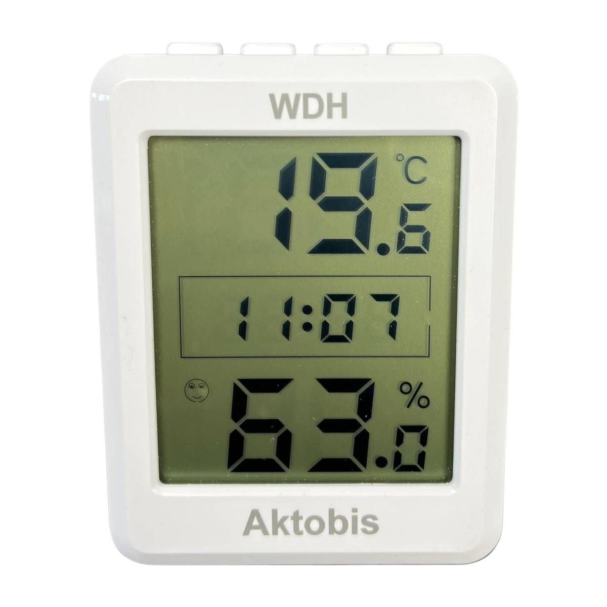 WDH Thermo-Hygrometer mit Uhr und Datum WDH-TH205