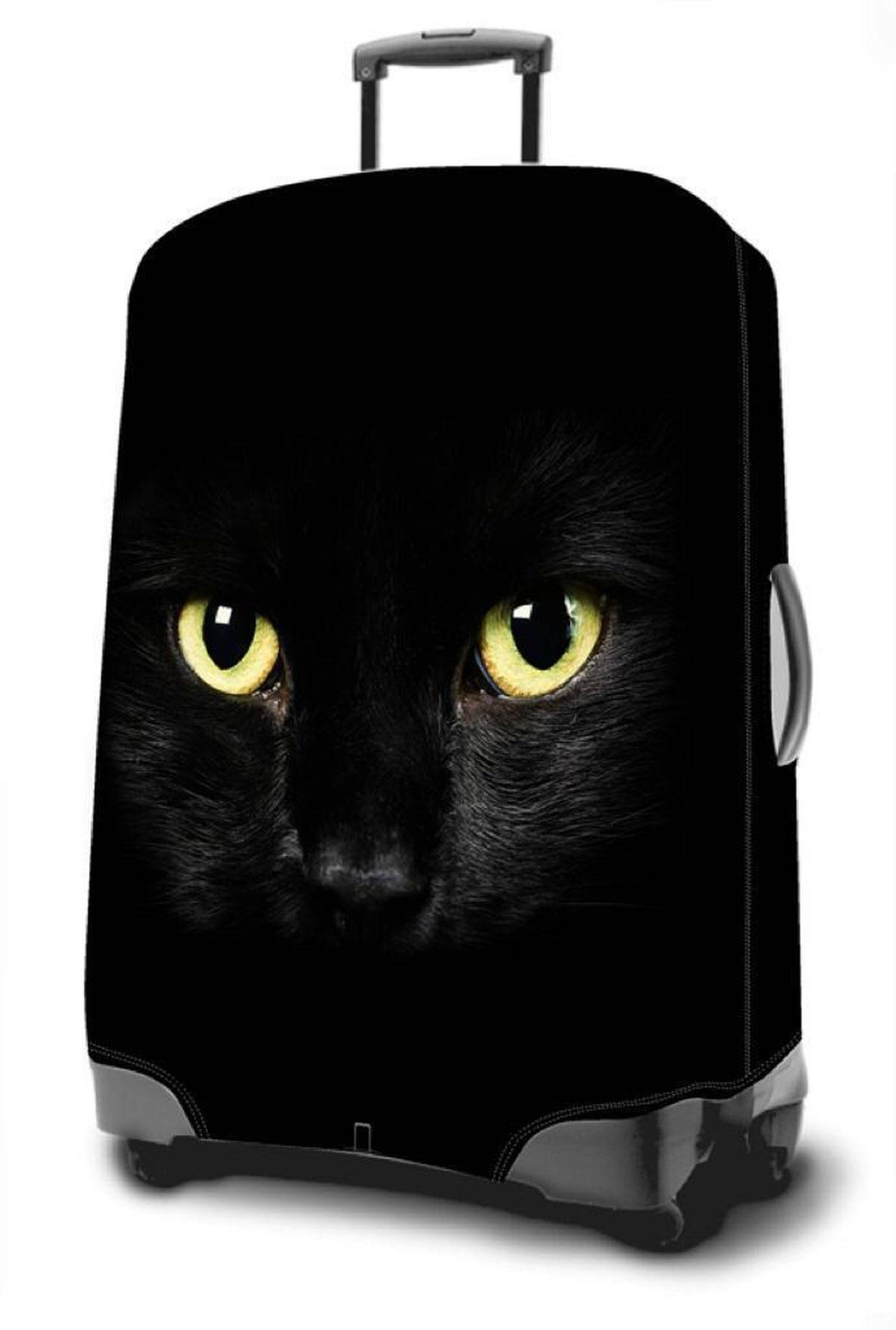 Farbiger Kofferbezug elastische Kofferhülle Reise Koffer Schutz Bezug Hülle Q Größe M