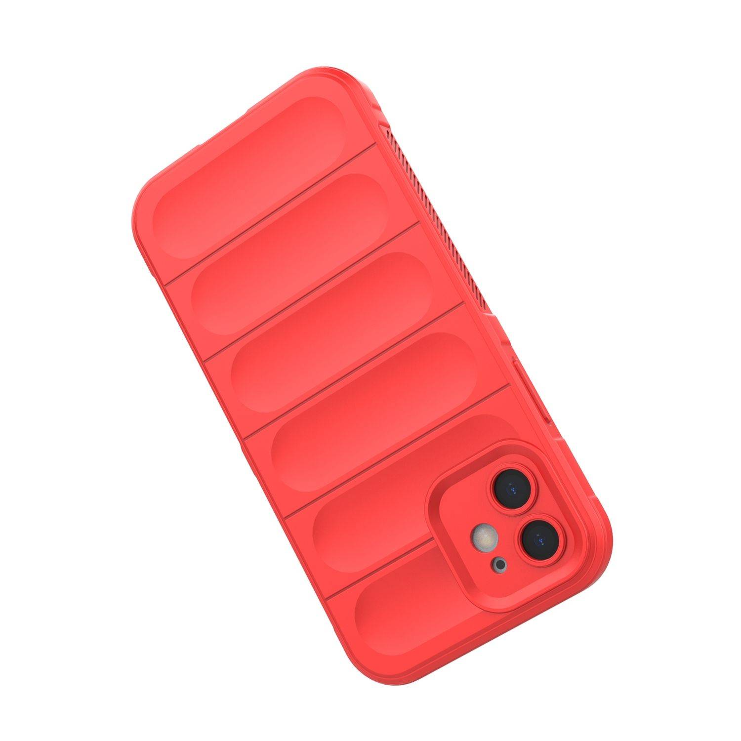 Magic Shield Case Bumper Cover Hülle Kameraschutz kompatibel mit Samsung Galaxy A13 5G Rot
