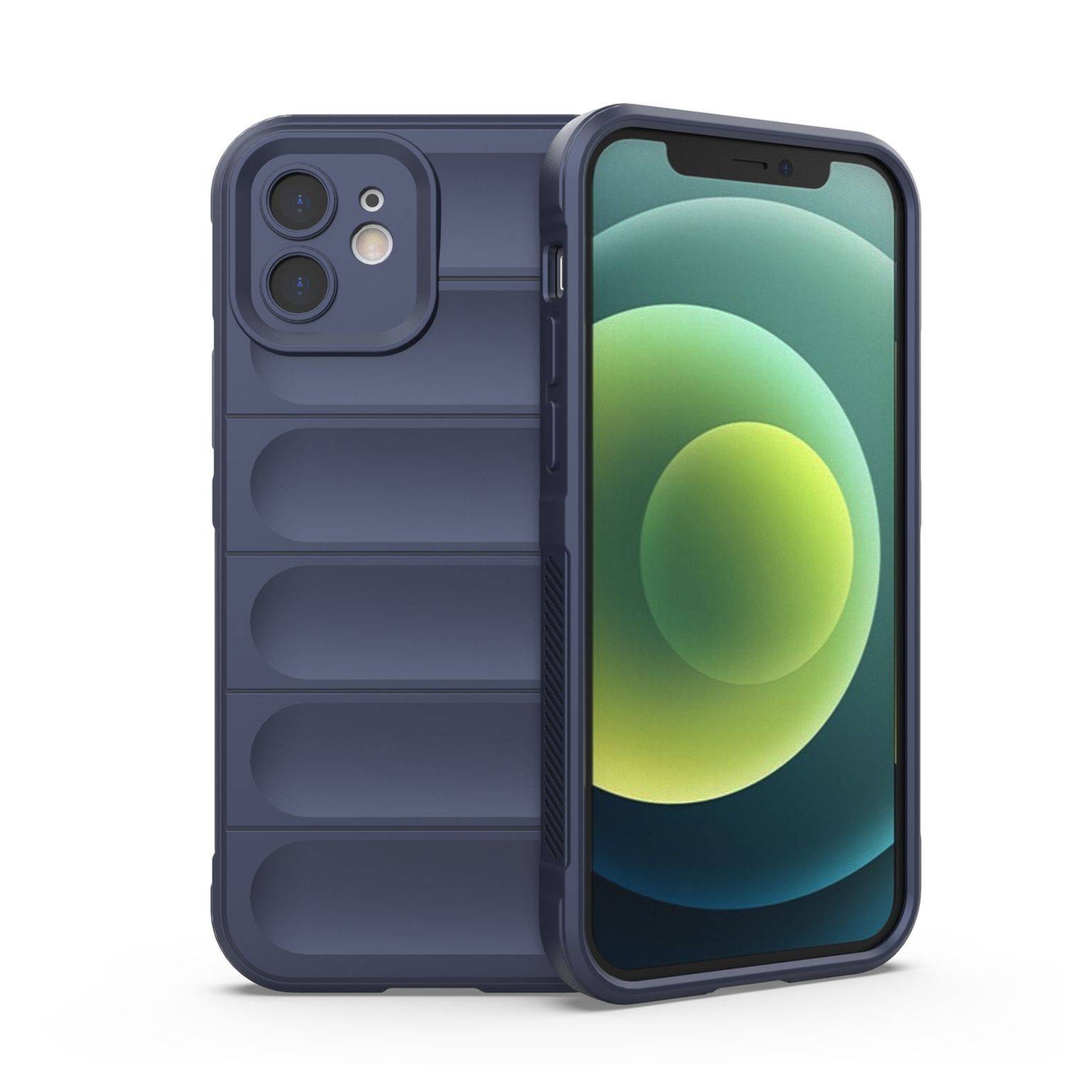 Magic Shield Case Bumper Cover Hülle Kameraschutz kompatibel mit Xiaomi Redmi Note 11 Dunkelblau