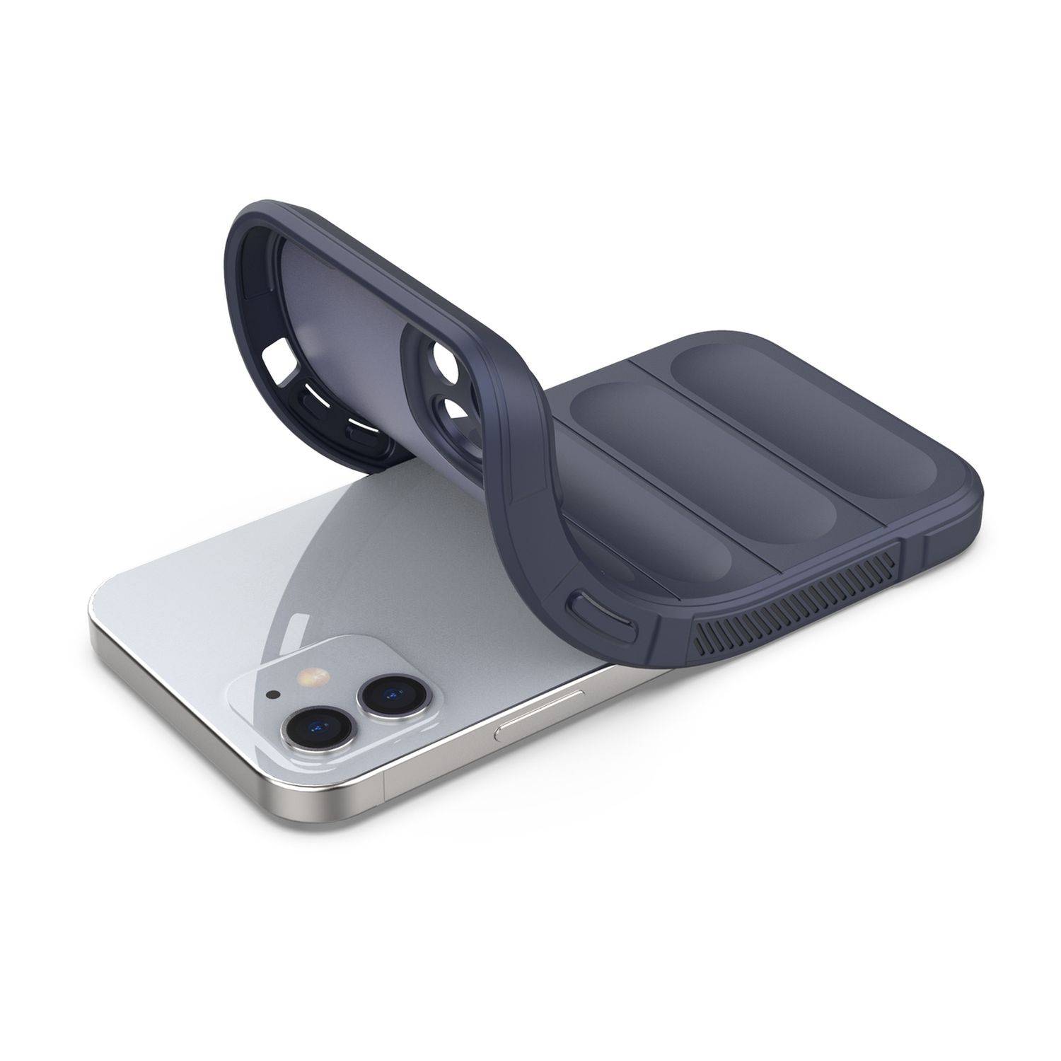 Magic Shield Case Bumper Cover Hülle Kameraschutz kompatibel mit Xiaomi Redmi Note 11 Dunkelblau