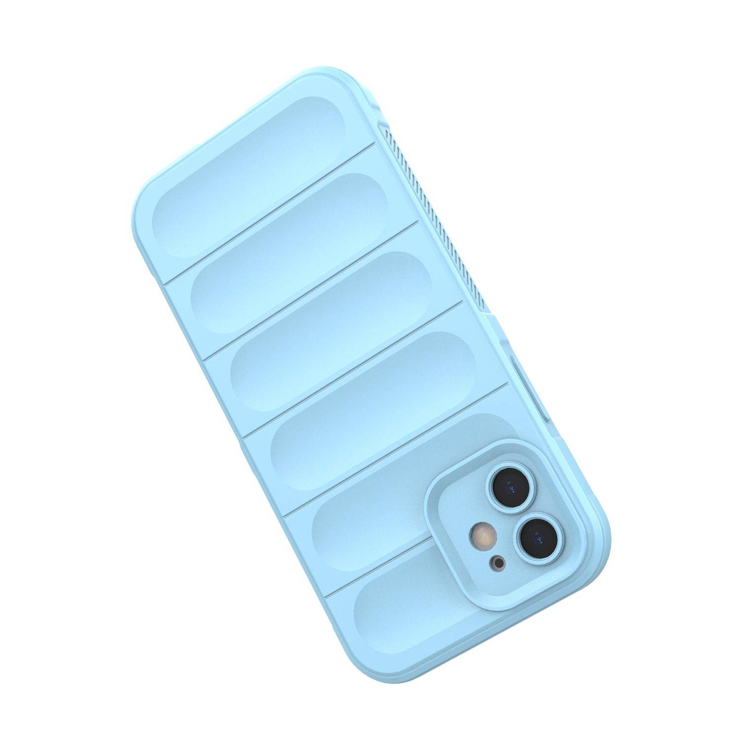 Magic Shield Case Bumper Cover Hülle Kameraschutz kompatibel mit Xiaomi Redmi Note 11 Hellblau