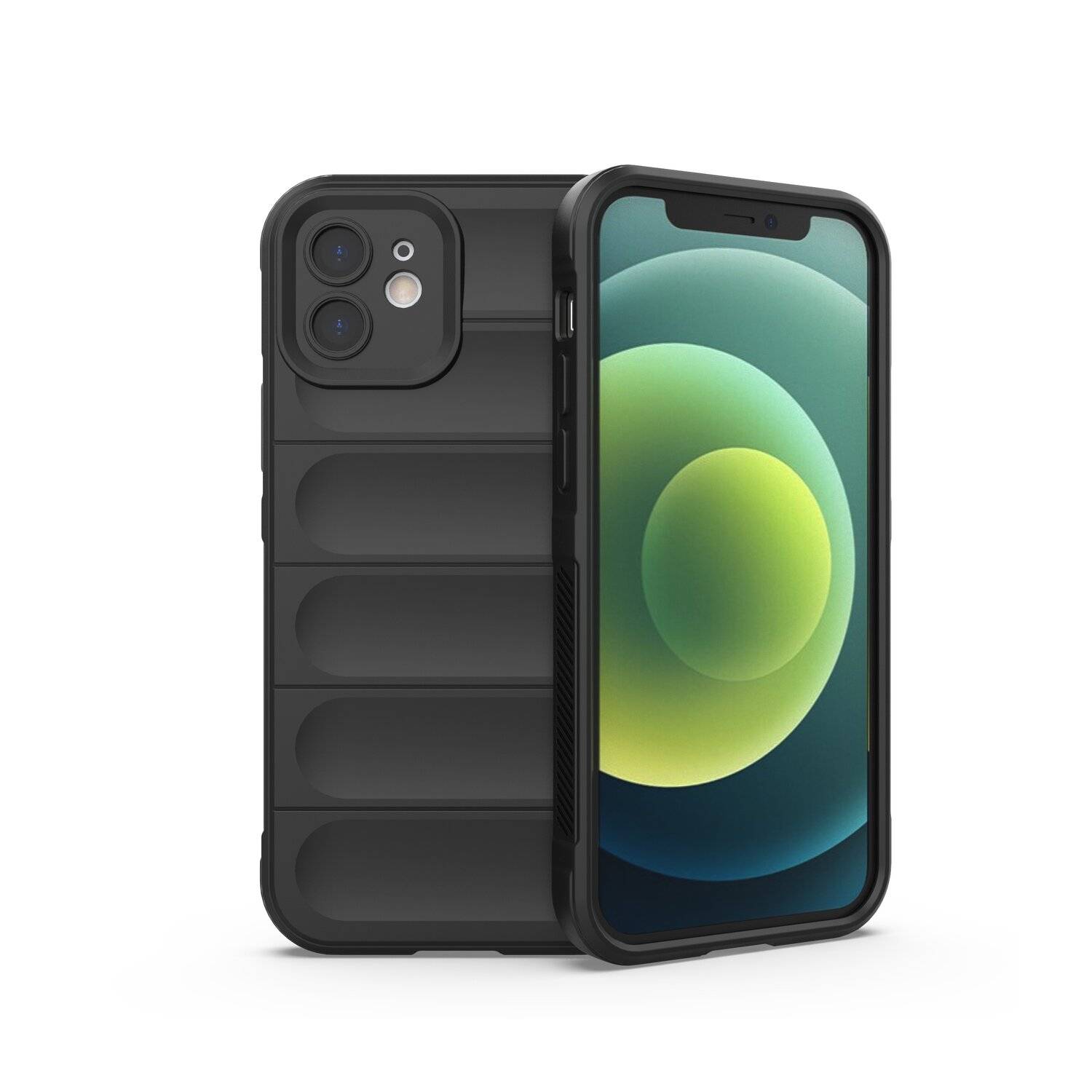 Magic Shield Case Bumper Cover Hülle Kameraschutz kompatibel mit iPhone 14 Plus Schwarz