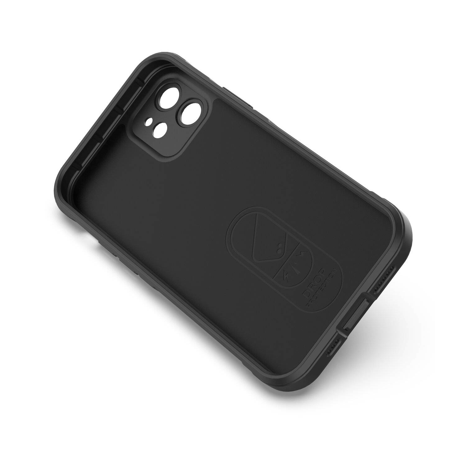 Magic Shield Case Bumper Cover Hülle Kameraschutz kompatibel mit iPhone 14 Plus Schwarz