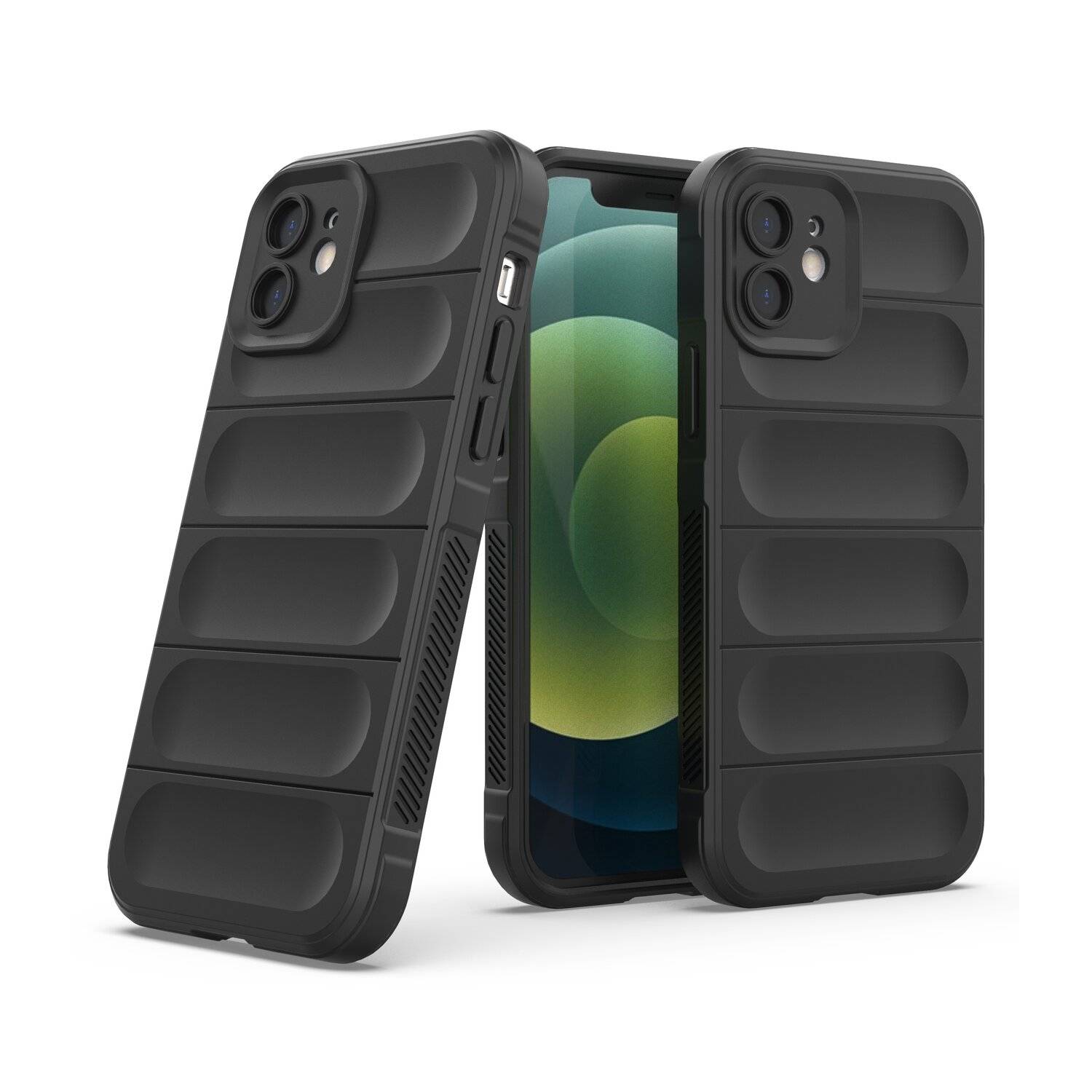 Magic Shield Case Bumper Cover Hülle Kameraschutz kompatibel mit iPhone 14 Plus Schwarz