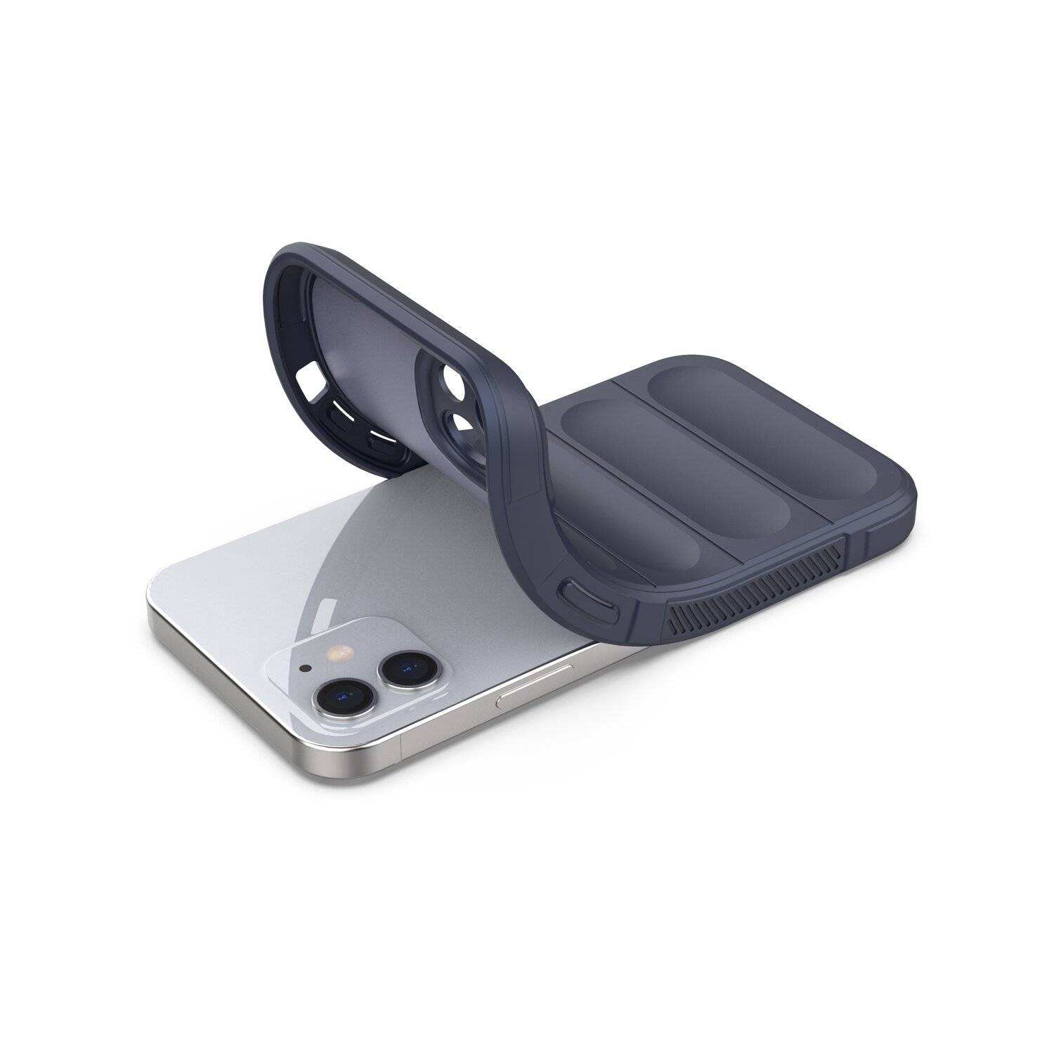 Magic Shield Case Bumper Cover Hülle Kameraschutz kompatibel mit iPhone 14 Plus Dunkelblau