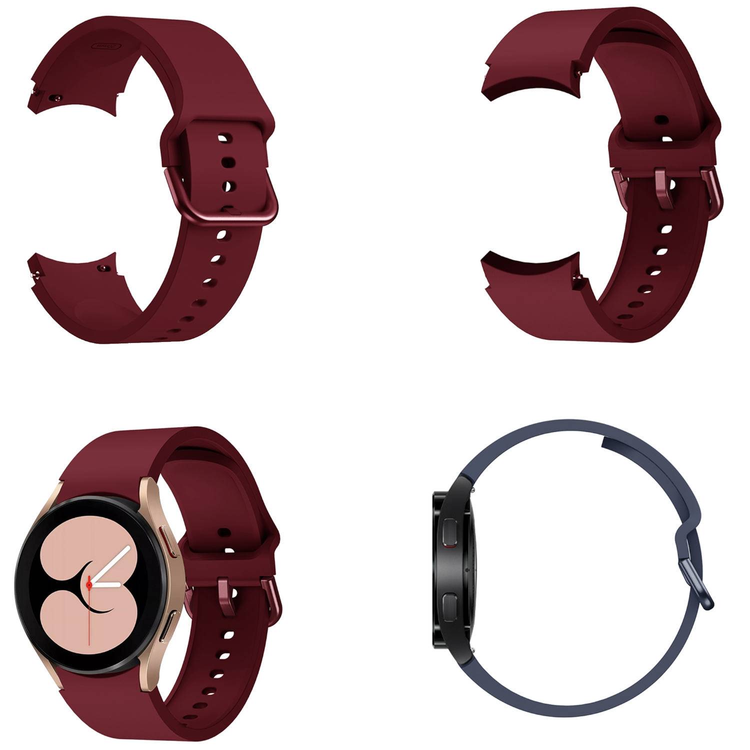 Für Samsung Galaxy Watch FE 6 5 4 Normal Pro Classic Silikon Armband