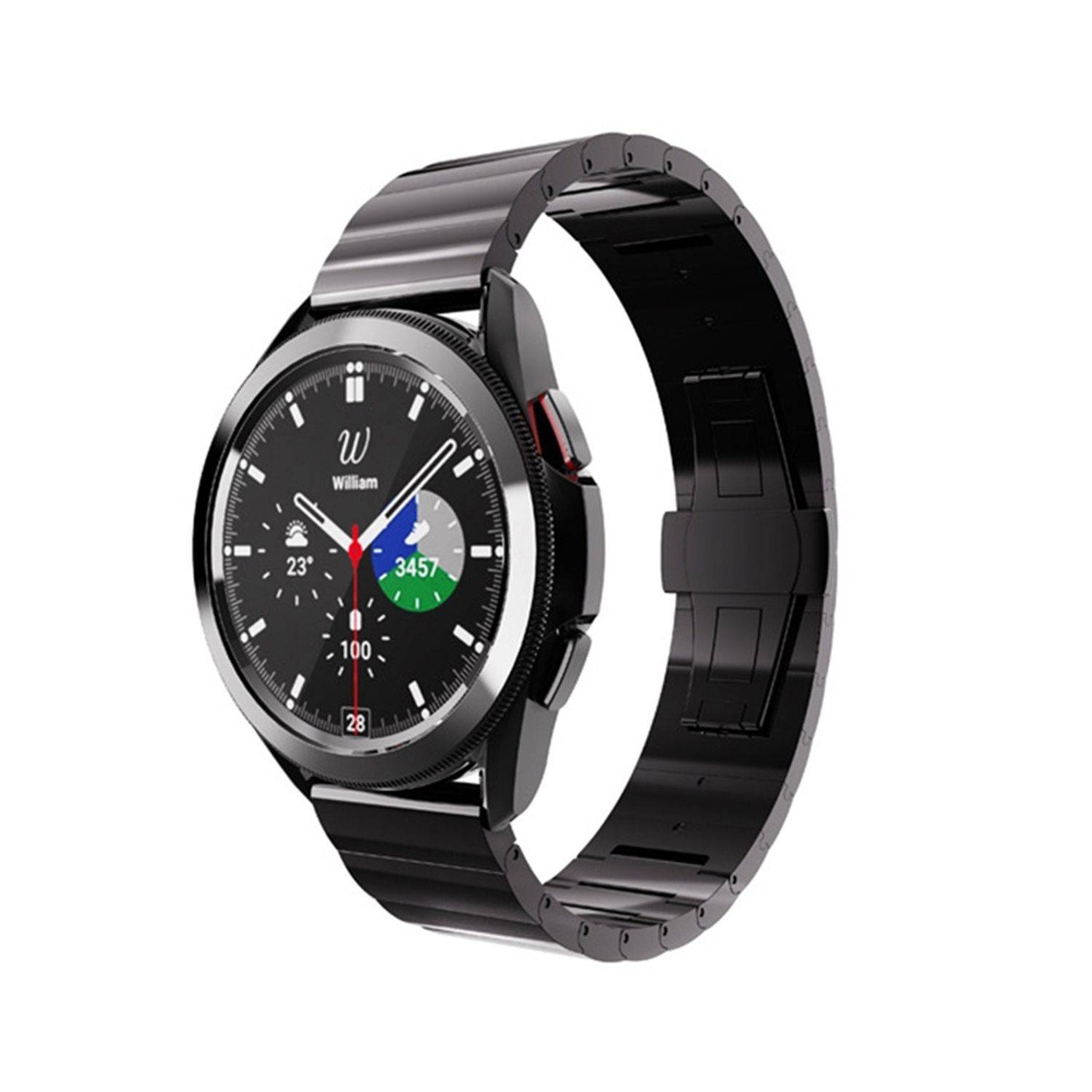 Für Samsung Galaxy Watch FE 6 5 4 Normal Pro Classic Metall Armband