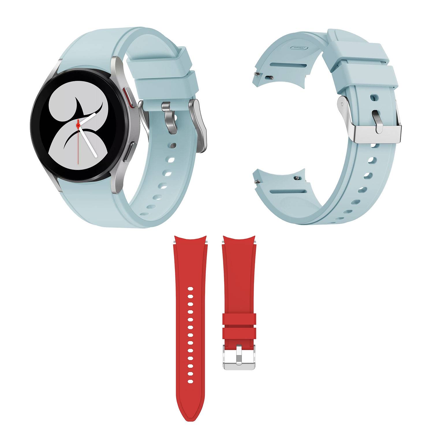 Für Samsung Galaxy Watch FE 6 5 4 Normal Pro Classic Silikon Armband