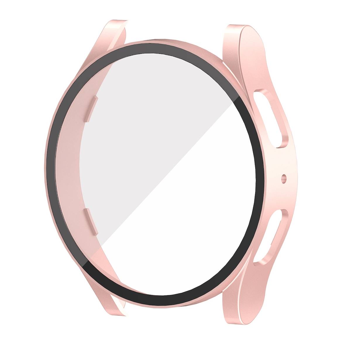 Für Samsung Galaxy Watch 5 40 mm 360 Grad Schock Hülle + H9 Hart Glas Tasche Etuis Pink