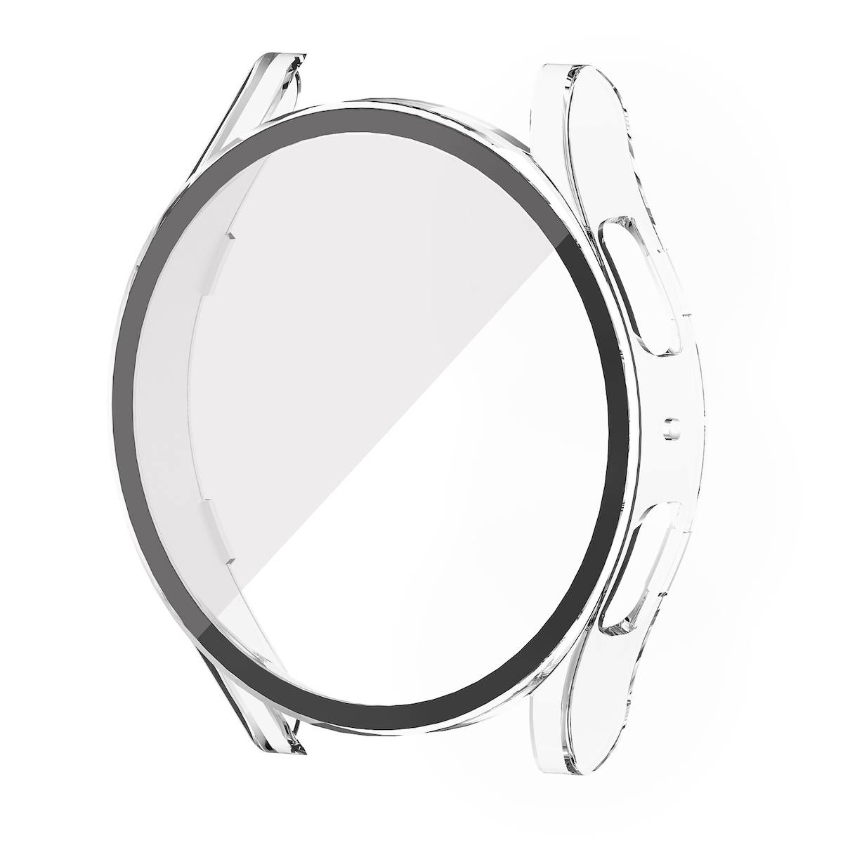 Für Samsung Galaxy Watch 5 44 mm 360 Grad Schock Hülle + H9 Hart Glas Tasche Etuis Transparent