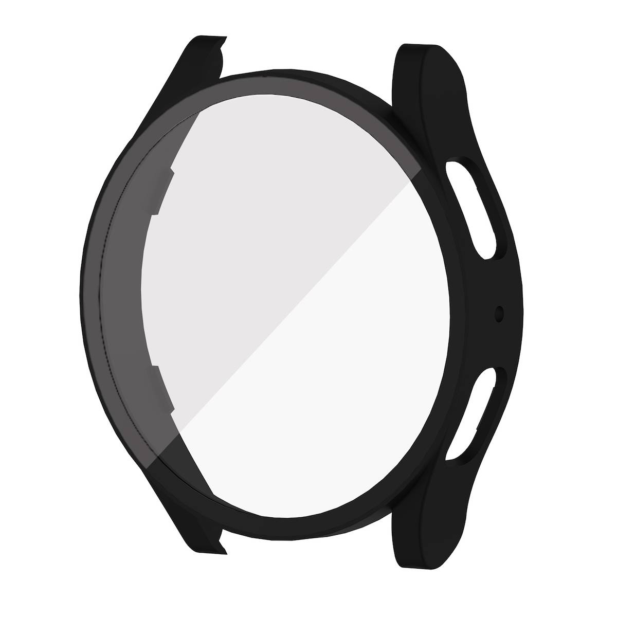 Für Samsung Galaxy Watch 5 44 mm 360 Grad Schock Hülle + H9 Hart Glas Tasche Etuis Blau/Grau