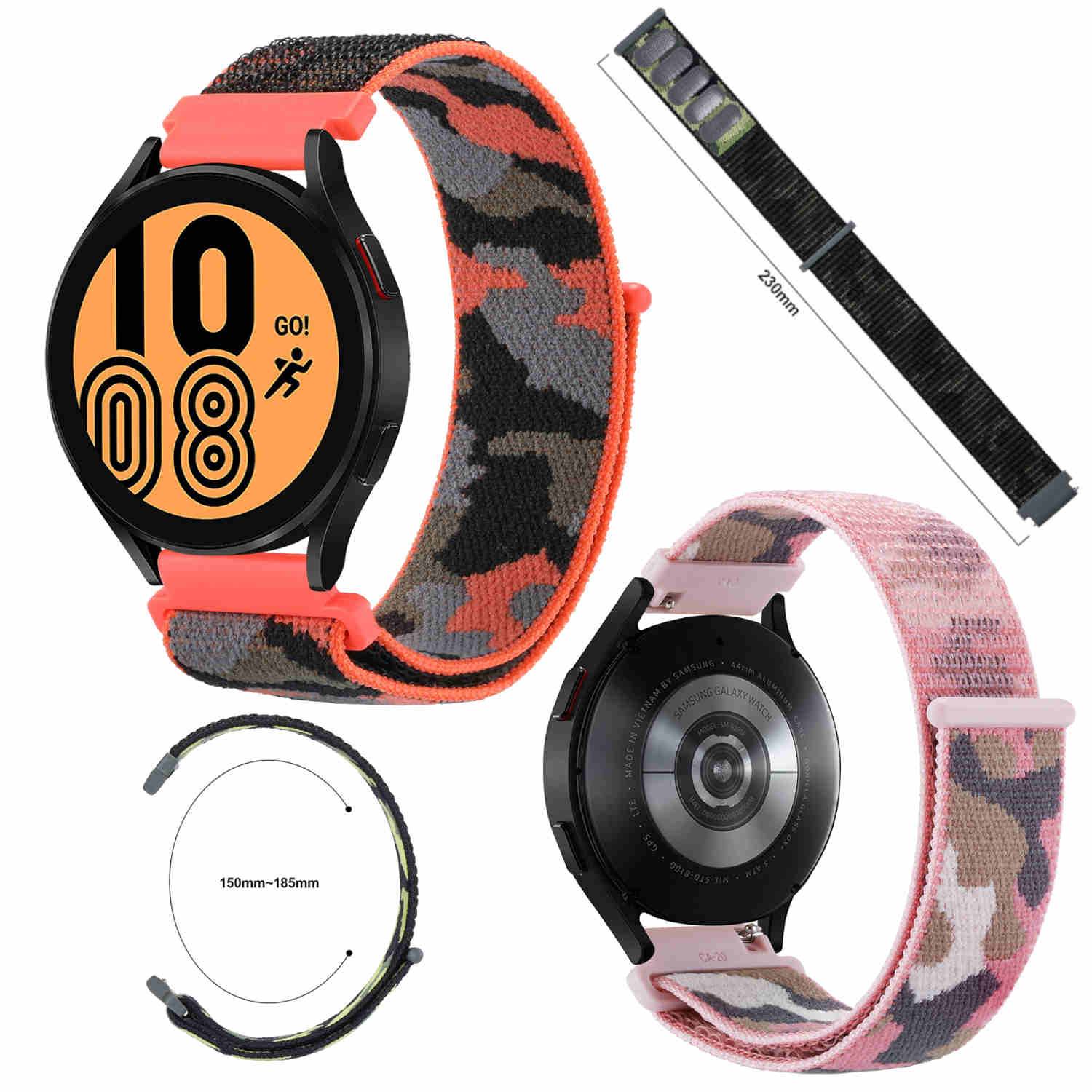 Für Samsung Galaxy Watch FE 6 5 4 Normal Pro Classic Nylon Armband