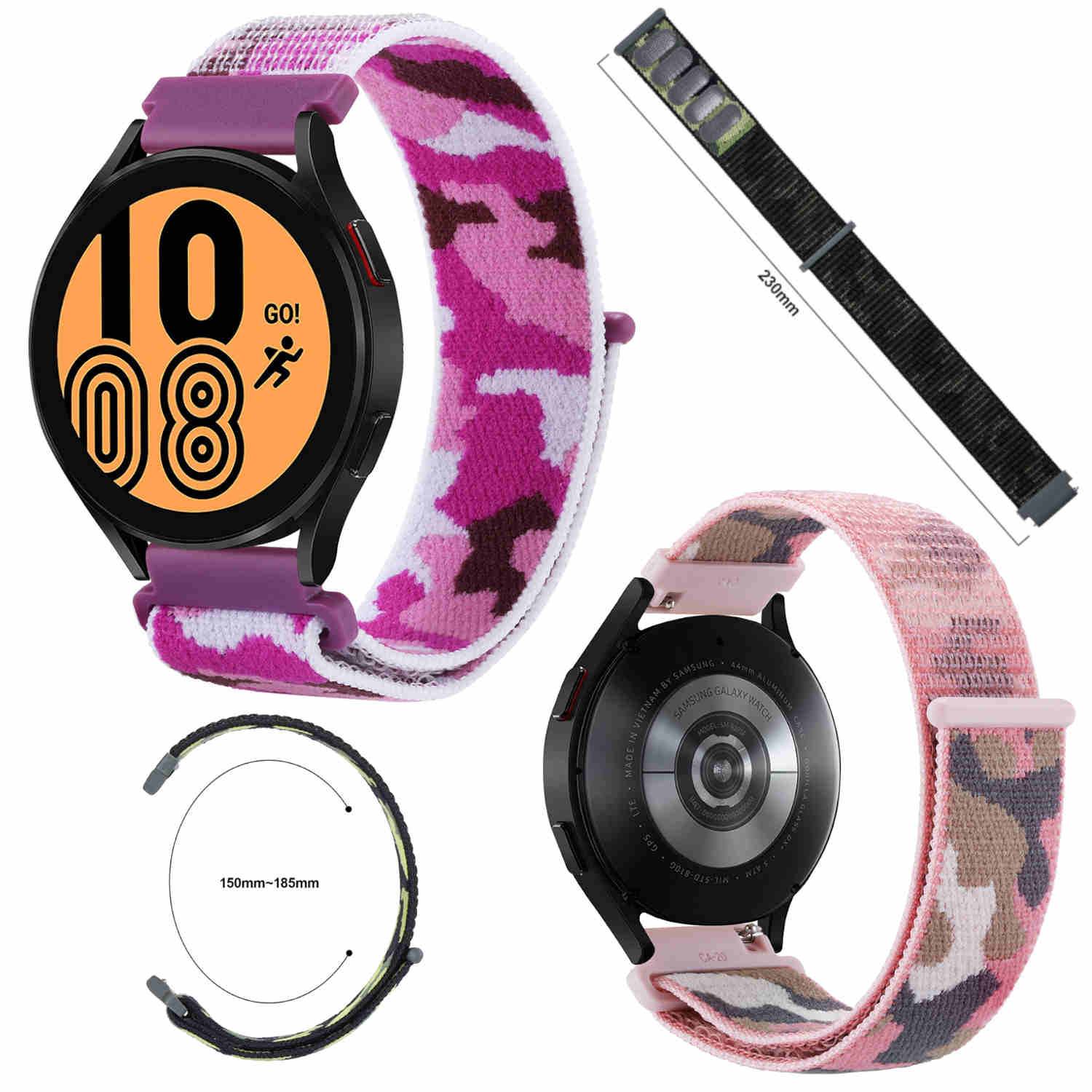 Für Samsung Galaxy Watch FE 6 5 4 Normal Pro Classic Nylon Armband