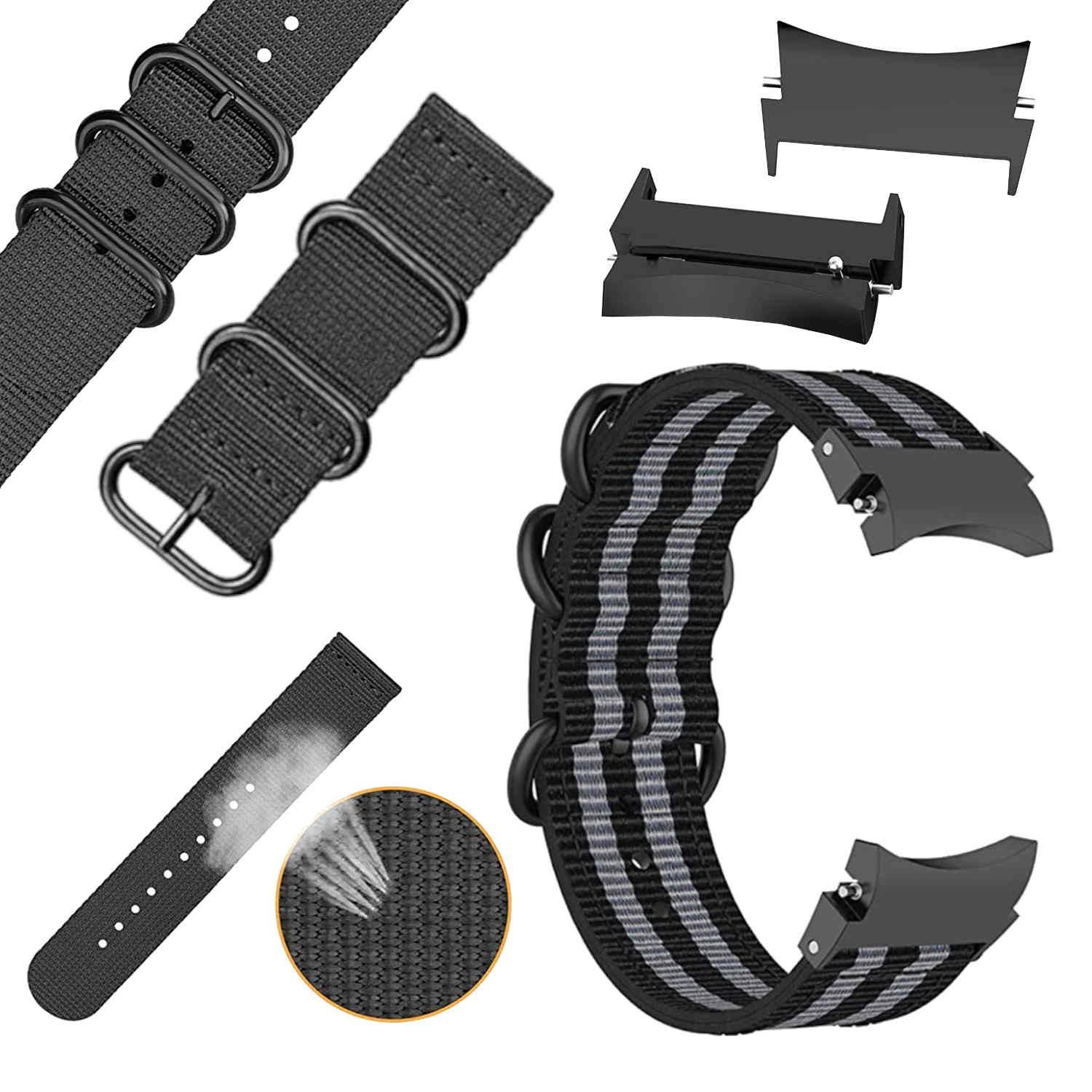 Für Samsung Galaxy Watch FE 6 5 4 Normal Pro Classic Nylon Armband