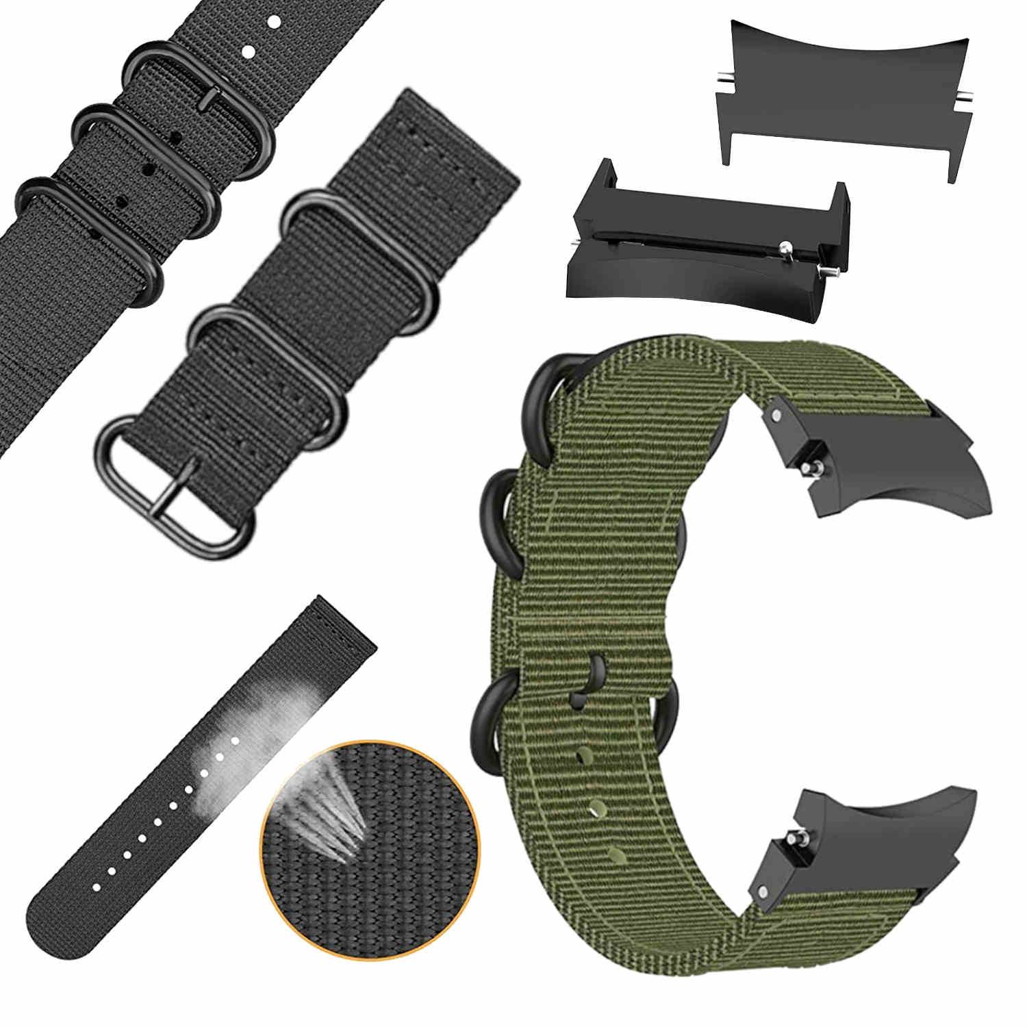 Für Samsung Galaxy Watch FE 6 5 4 Normal Pro Classic Nylon Armband