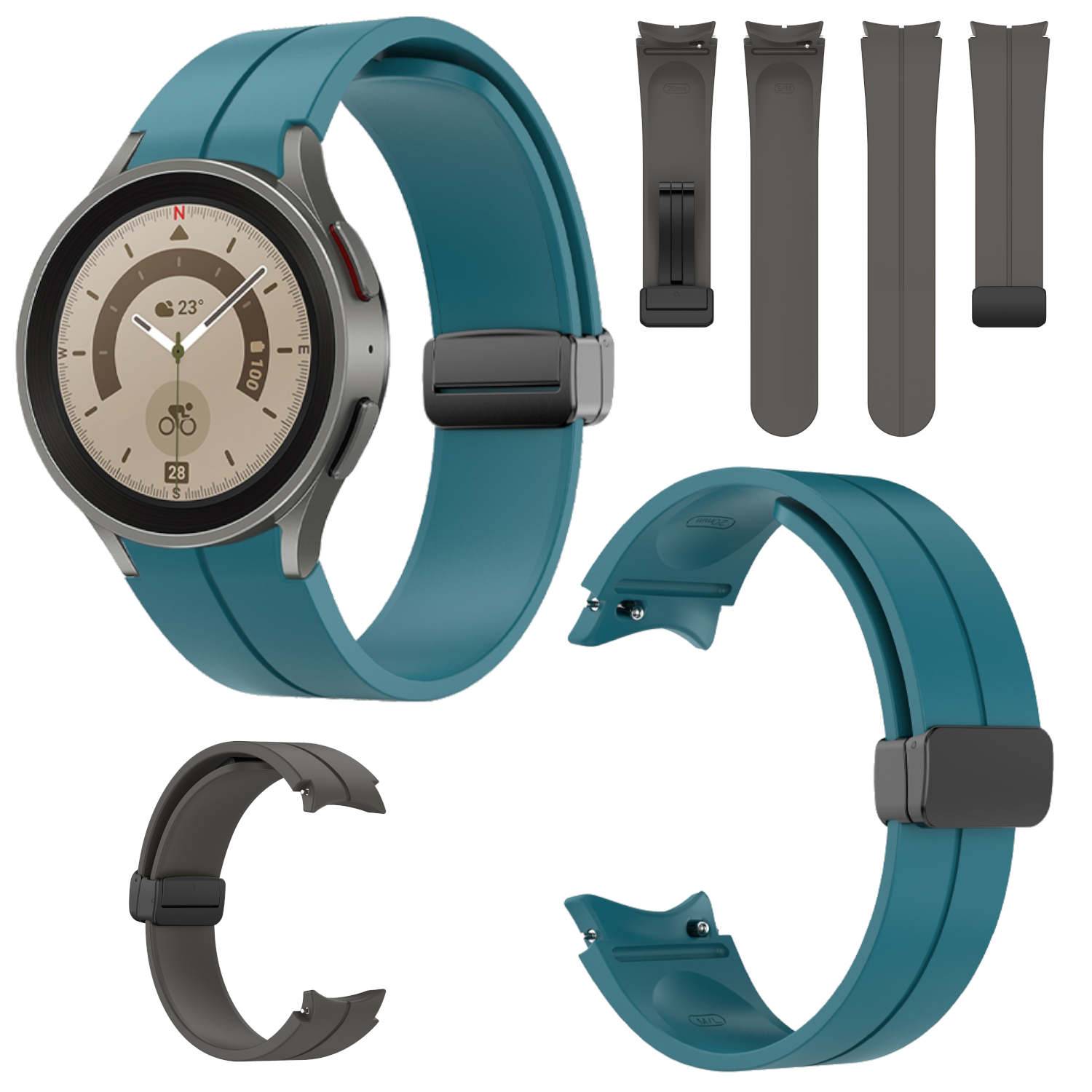 Für Samsung Galaxy Watch FE 6 5 4 Normal Pro Classic Silikon Armband