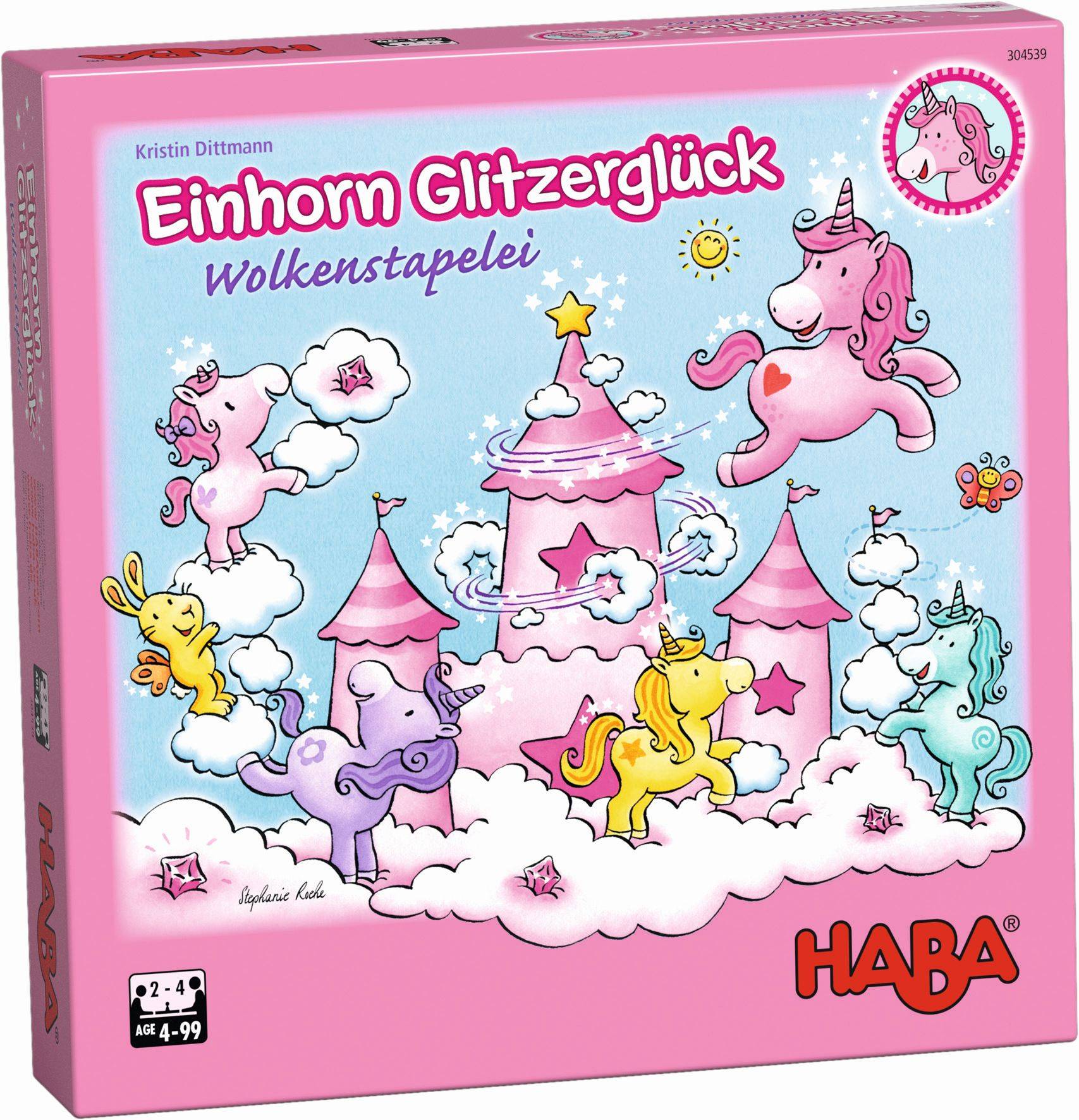 Einhorn Glitzerglück - Wolkenstapelei