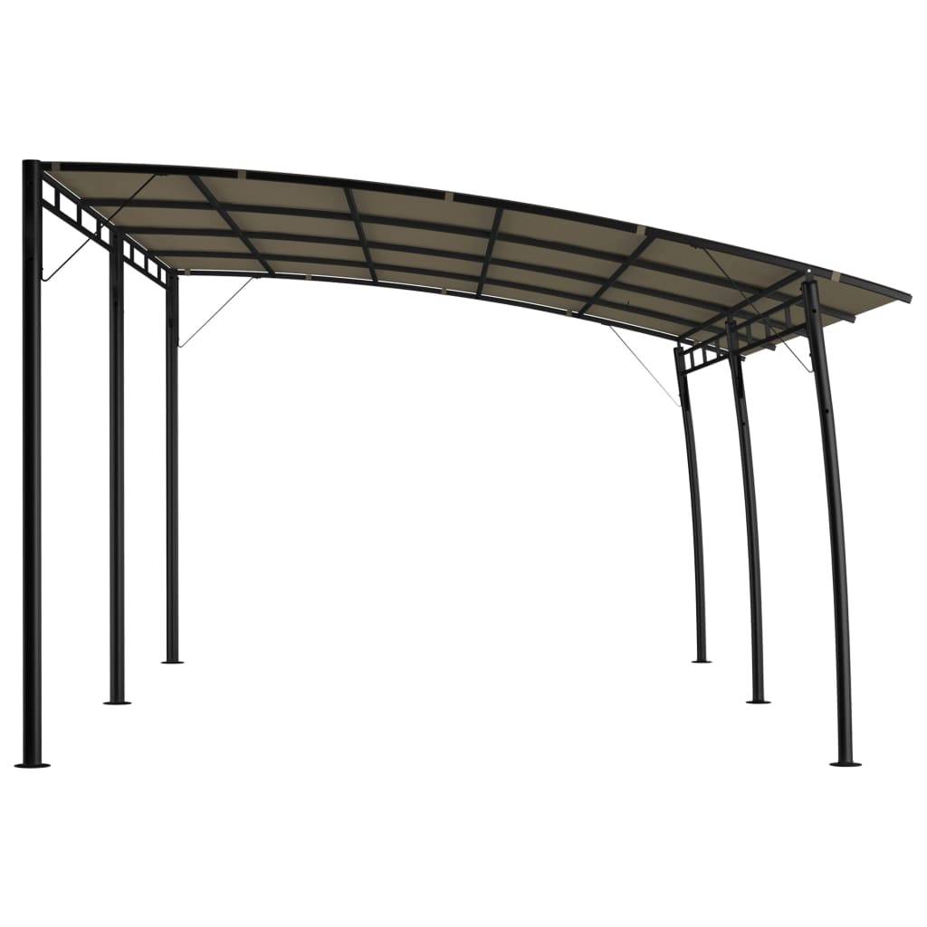vidaXL Garten-Sonnenschutz 6x3x2,55 m Taupe