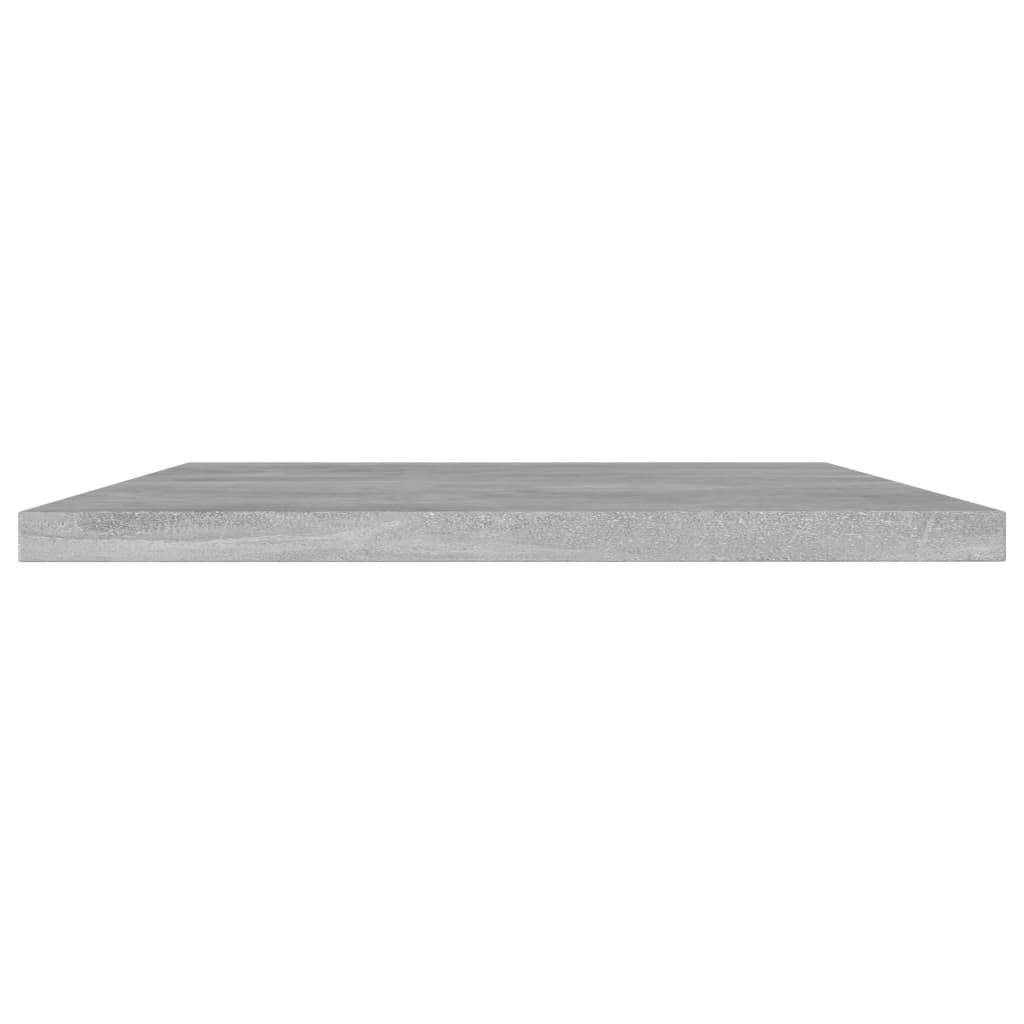 vidaXL Bücherregal-Bretter 4 Stk. Betongrau 60x20x1,5 cm Holzwerkstoff
