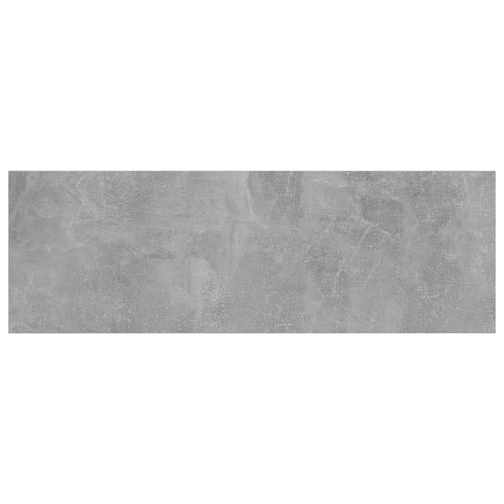 vidaXL Bücherregal-Bretter 4 Stk. Betongrau 60x20x1,5 cm Holzwerkstoff