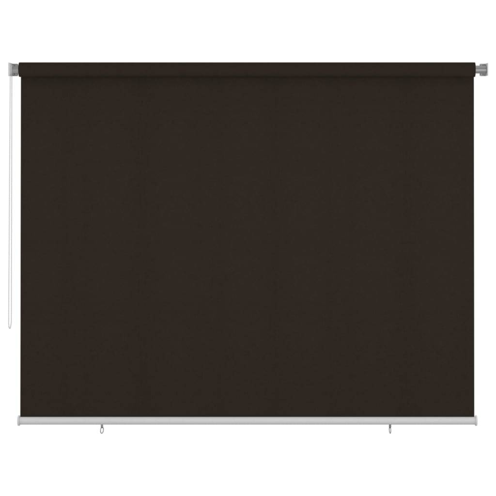 vidaXL Außenrollo 300x230 cm Braun HDPE