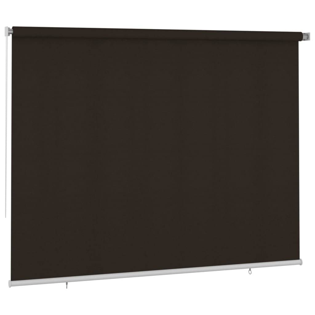 vidaXL Außenrollo 300x230 cm Braun HDPE