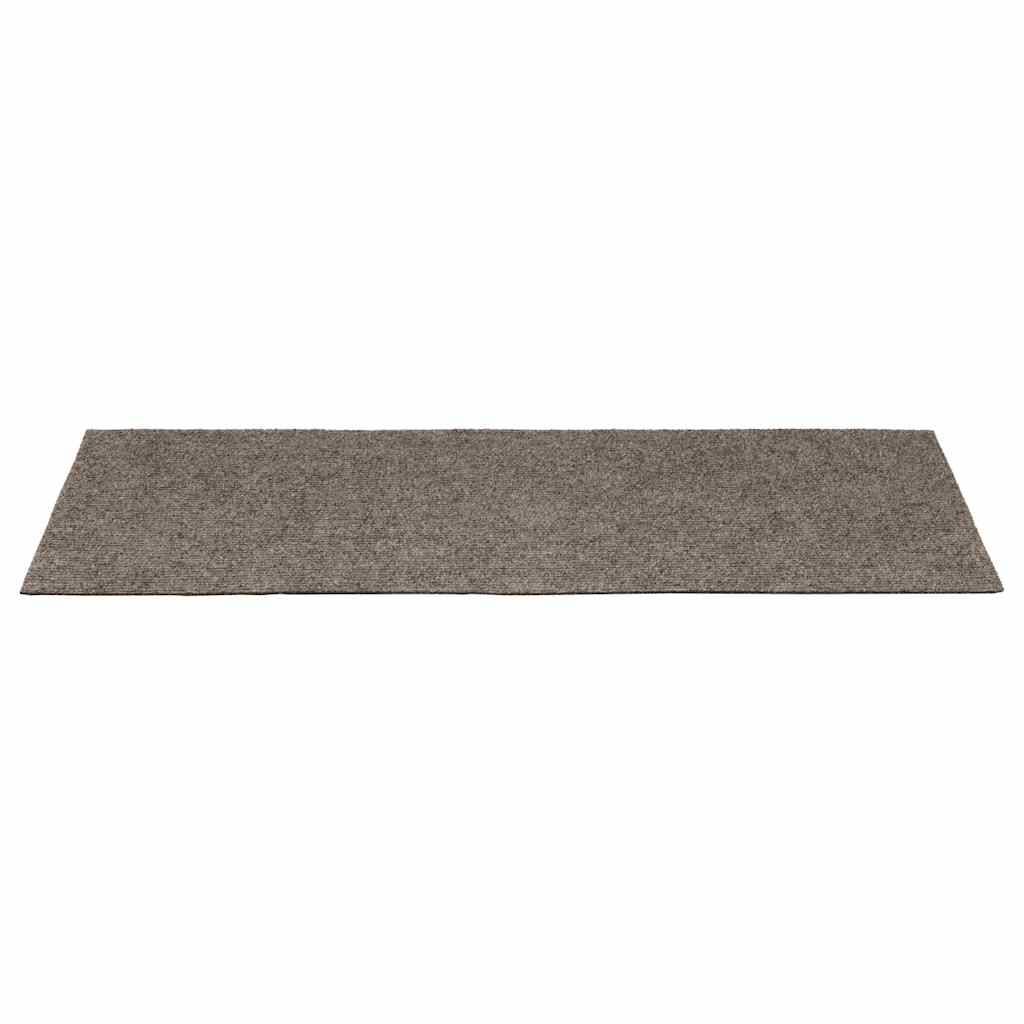 vidaXL Treppenmatten 15 Stk. Nadelvlies 65x21x4 cm Creme