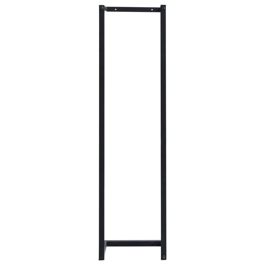 vidaXL Handtuchständer Schwarz 25x20x95 cm Eisen