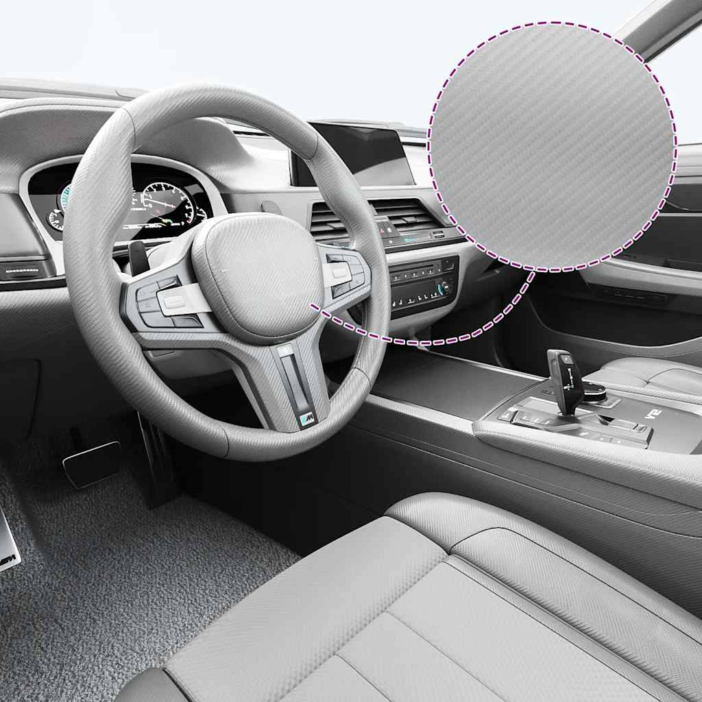 vidaXL Autofolie 4D Silber 100x150 cm