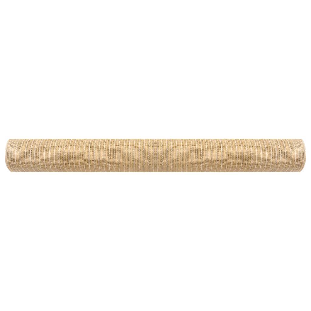 vidaXL Zaunblende Beige 1x25 m HDPE 75 g/m²