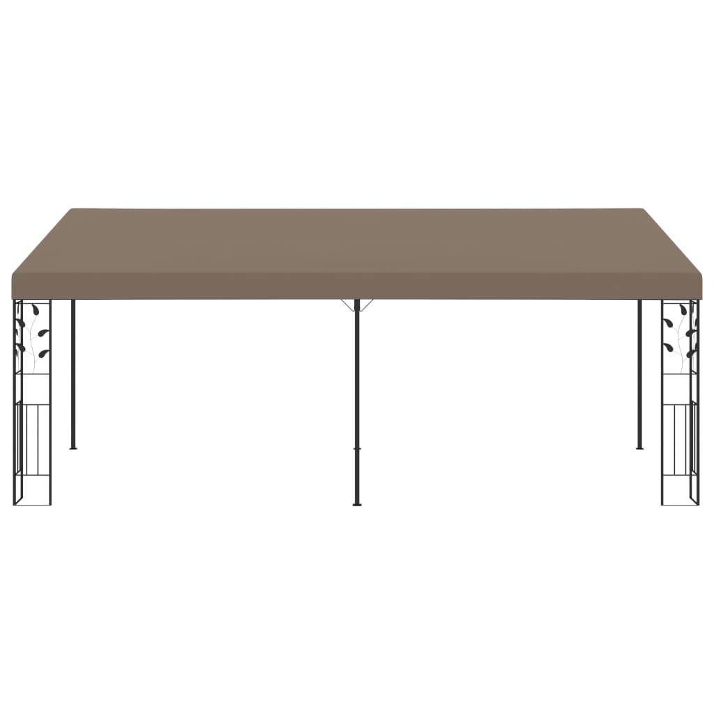 vidaXL Wand-Pavillon 6x3x2,5 m Taupe