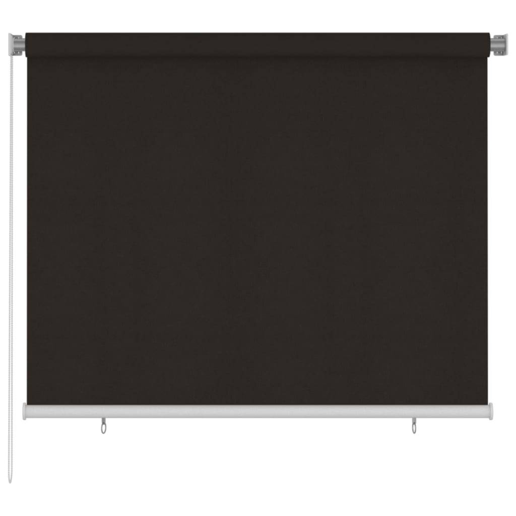 vidaXL Außenrollo 180x140 cm Braun HDPE