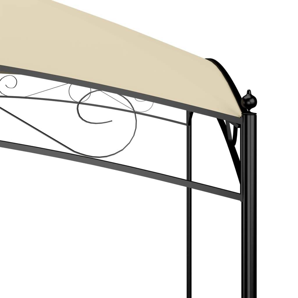 vidaXL Pavillon 3x4x2,65 m Creme 180 g/m²