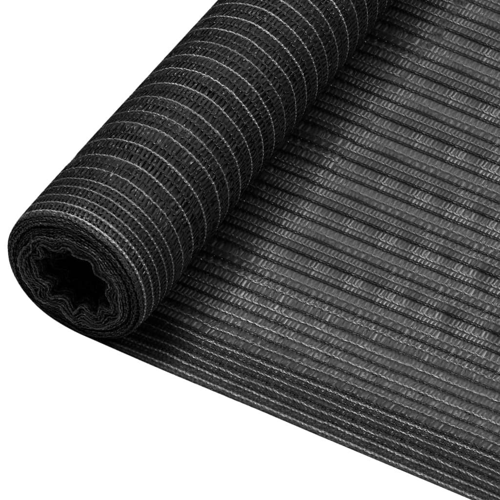vidaXL Zaunblende Anthrazit 1,5x50 m HDPE 195 g/m²