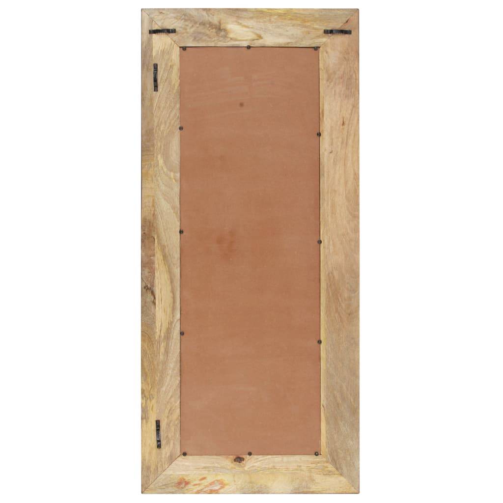 vidaXL Spiegel 110x50 cm Mango Massivholz