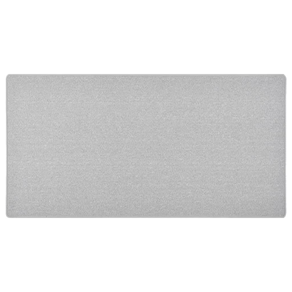 vidaXL Teppichläufer Hellgrau 80x150 cm