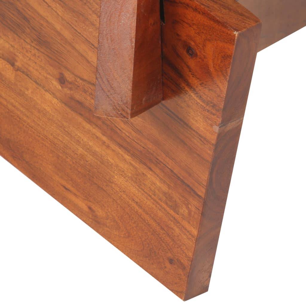 vidaXL Couchtisch 60 cm Massivholz Akazie