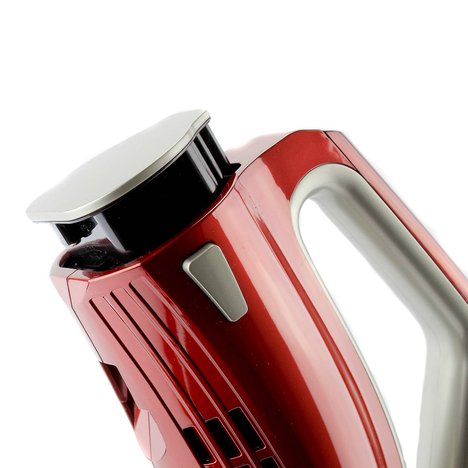 2in1 Akkustaubsauger Handstaubsauger kabellos rotierende Bodenbürste beutellos RED