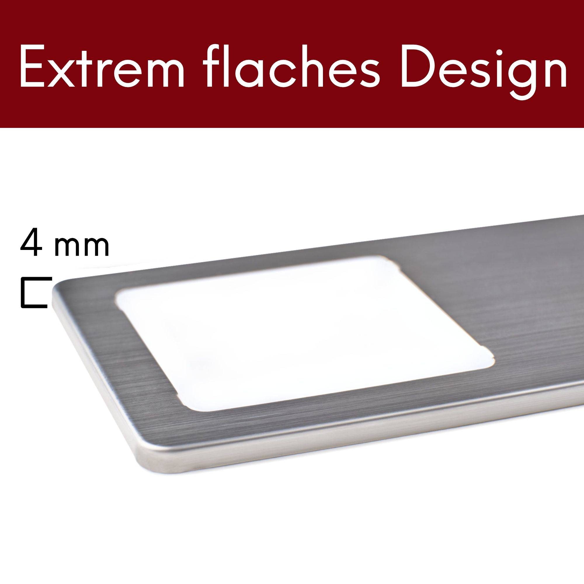 kalb | LED Unterbauleuchten Edelstahl gebürstet 5W - Küchenleuchte