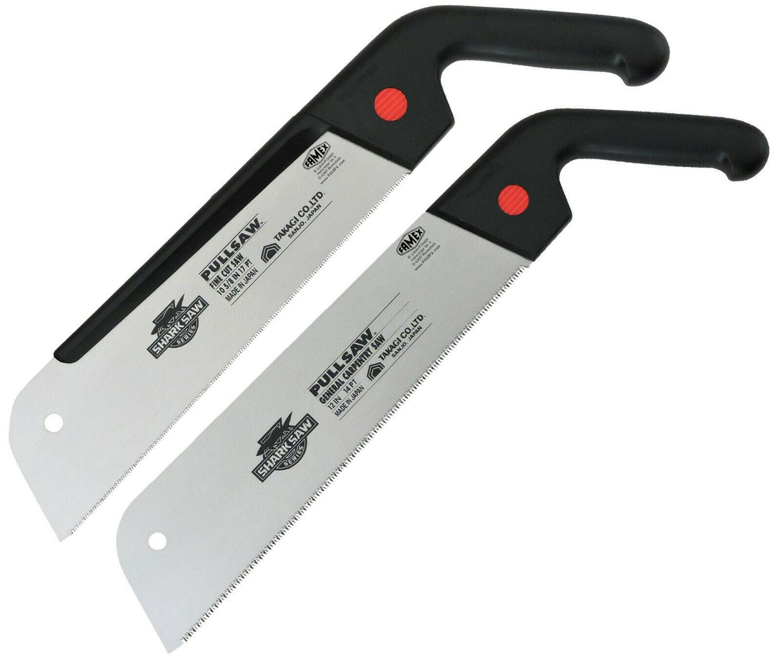 Profi Japansägen Set für allgemeine und feinere Arbeiten - Original Japanische Zugsäge - FAMEX 5531